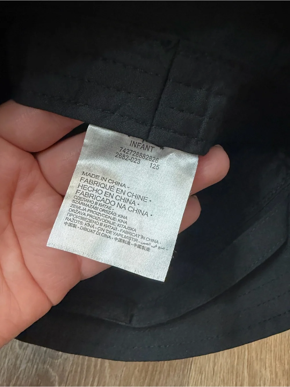 Nike Black Bucket Hat with White Swoosh